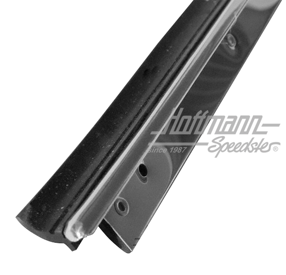 Lèche-vitre, extérieur, avant, aluminium, 8.65-, droite | 151 837 476 D | 020-4932