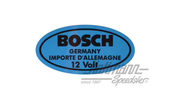 Autocollant "12 Volt", bobine, 8.67-, bleu | 111-0003A | 021-0194-20