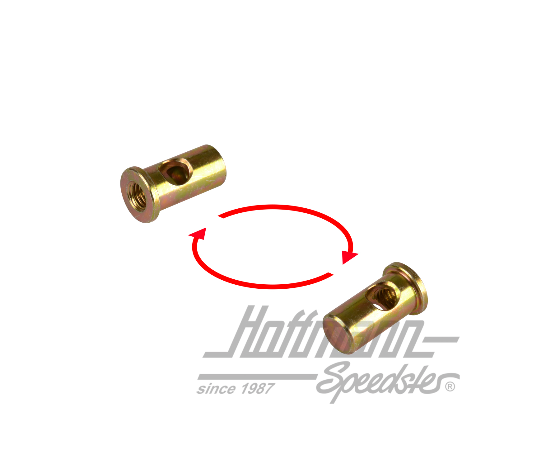 Boulon, câble d'accélérateur, arrière, Bus T2/T3 | 211 721 578 B | 092-1007-10