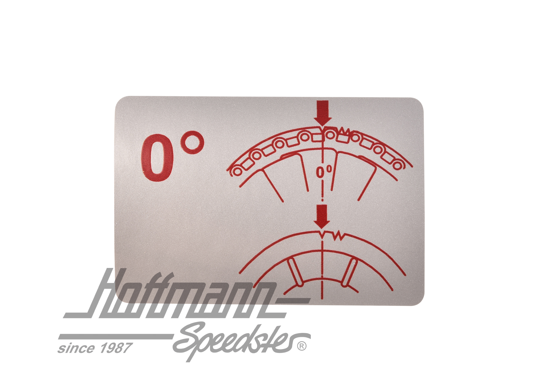 Autocollant "point d'allumage 0°", Type-1 | 111 100 173 | 021-0199-09