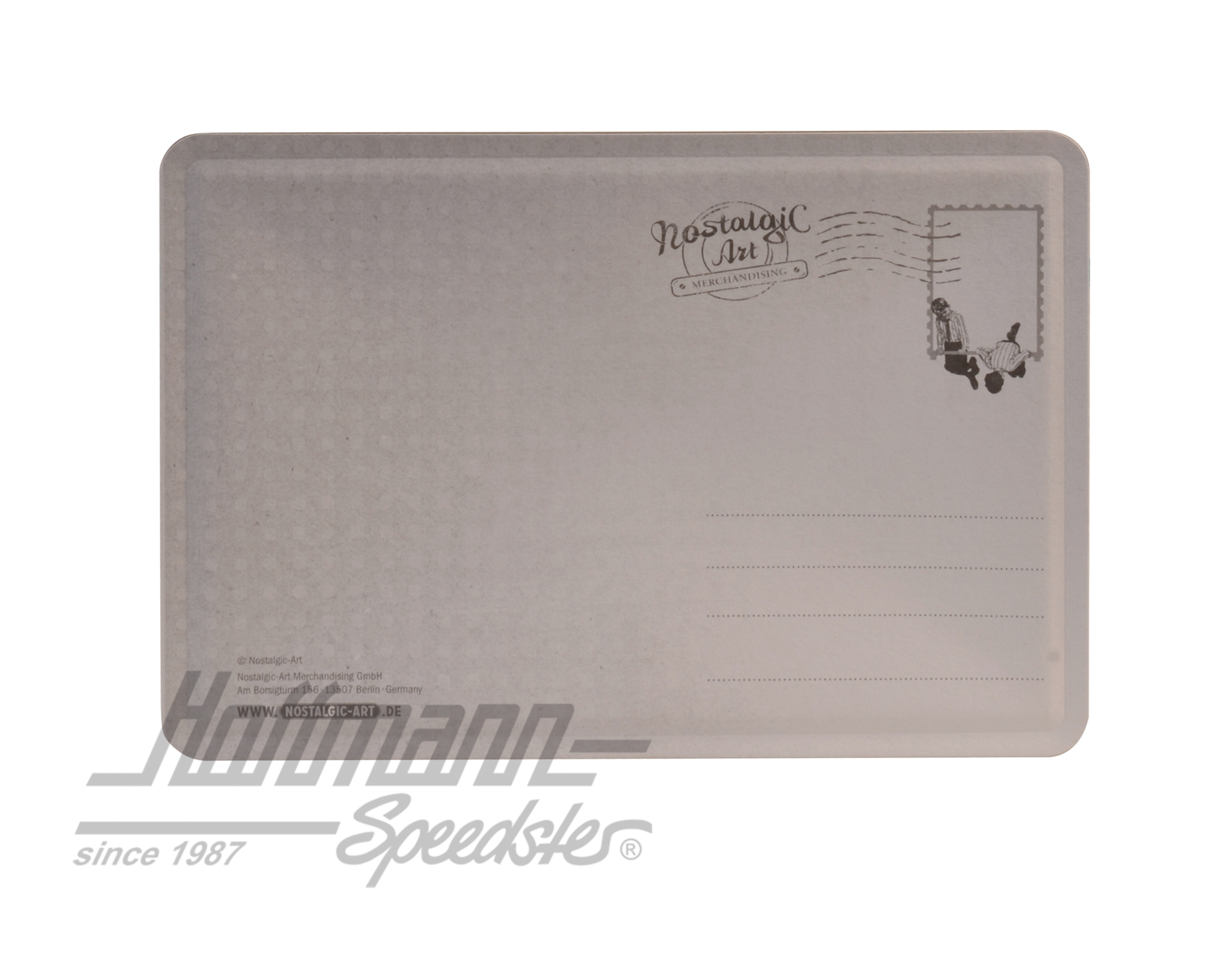 Carte postale en métal, Bulli, Think tall                                                           