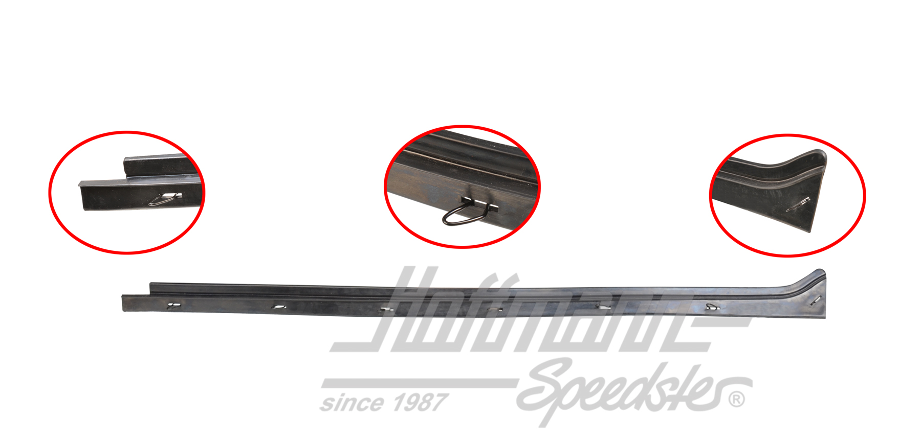 Lèche vitre, intérieur, Type 3, droite | 311 837 476 B | 069-8060-12