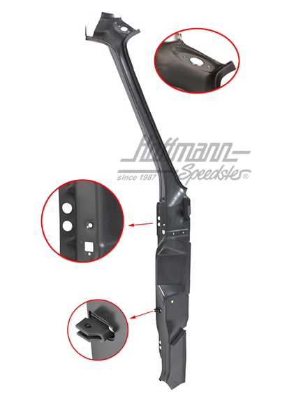 Colonne-A, intérieure, Bus T3, gauche | 251 809 201 A | 390-0010-31