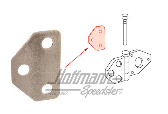 Support, charnière de porte, en haut/en bas                                                         