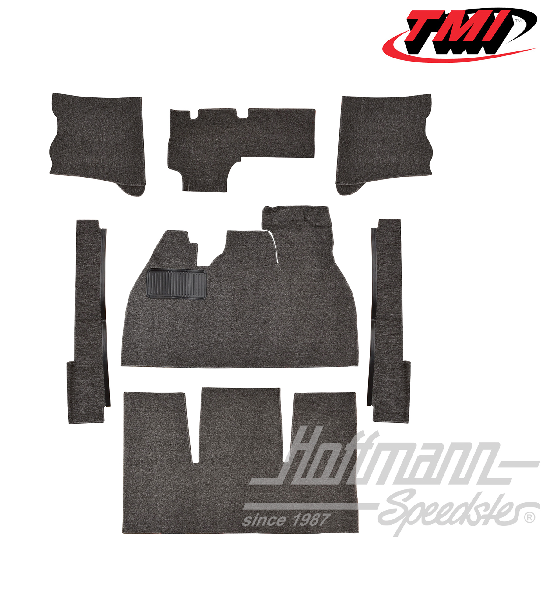 Kit moquettes, Berline, gris, 8.68-7.72 | 34-F1108-407 | 020-5322