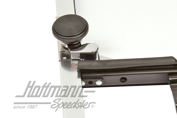 Déflecteur, complet, Bus T2, chromé, gauche                                                         