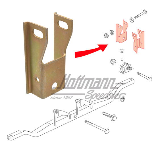 Cadre support, support de moteur, 1.6, 71-79                                                        