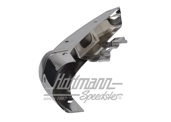 Bout de pare-chocs, avant, 67-72, chromé, droite                                                    