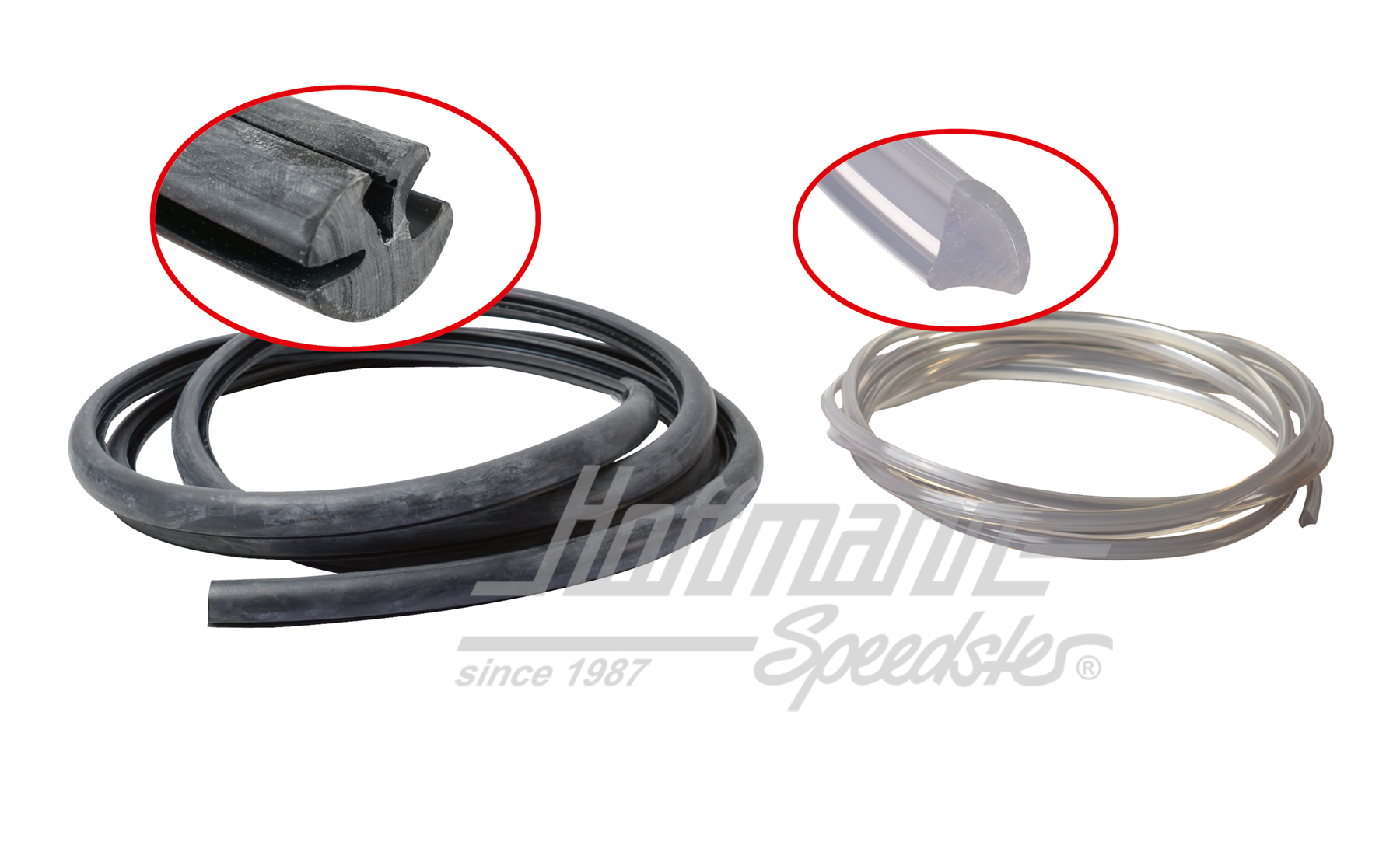 Joints de vitres latérales, Bus T3 fourgonnette transformation | 251 845 321 VAN | 350-5420