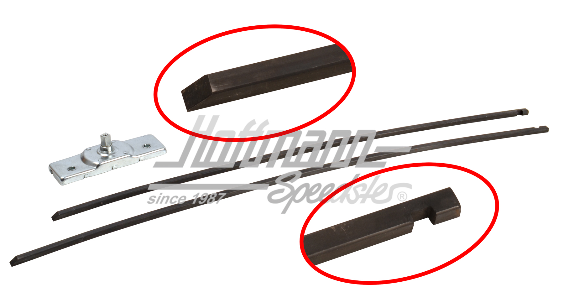 Kit de verrouillage, porte à chranière, 55-62, gauche | 211 841 705 A | 089-5110-48