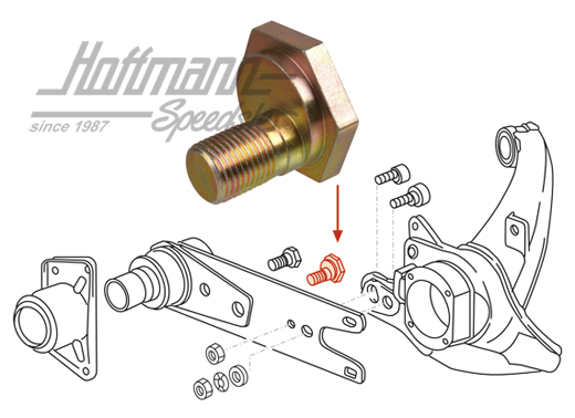 Vis excentrique, train arrière, 74-95                                                               