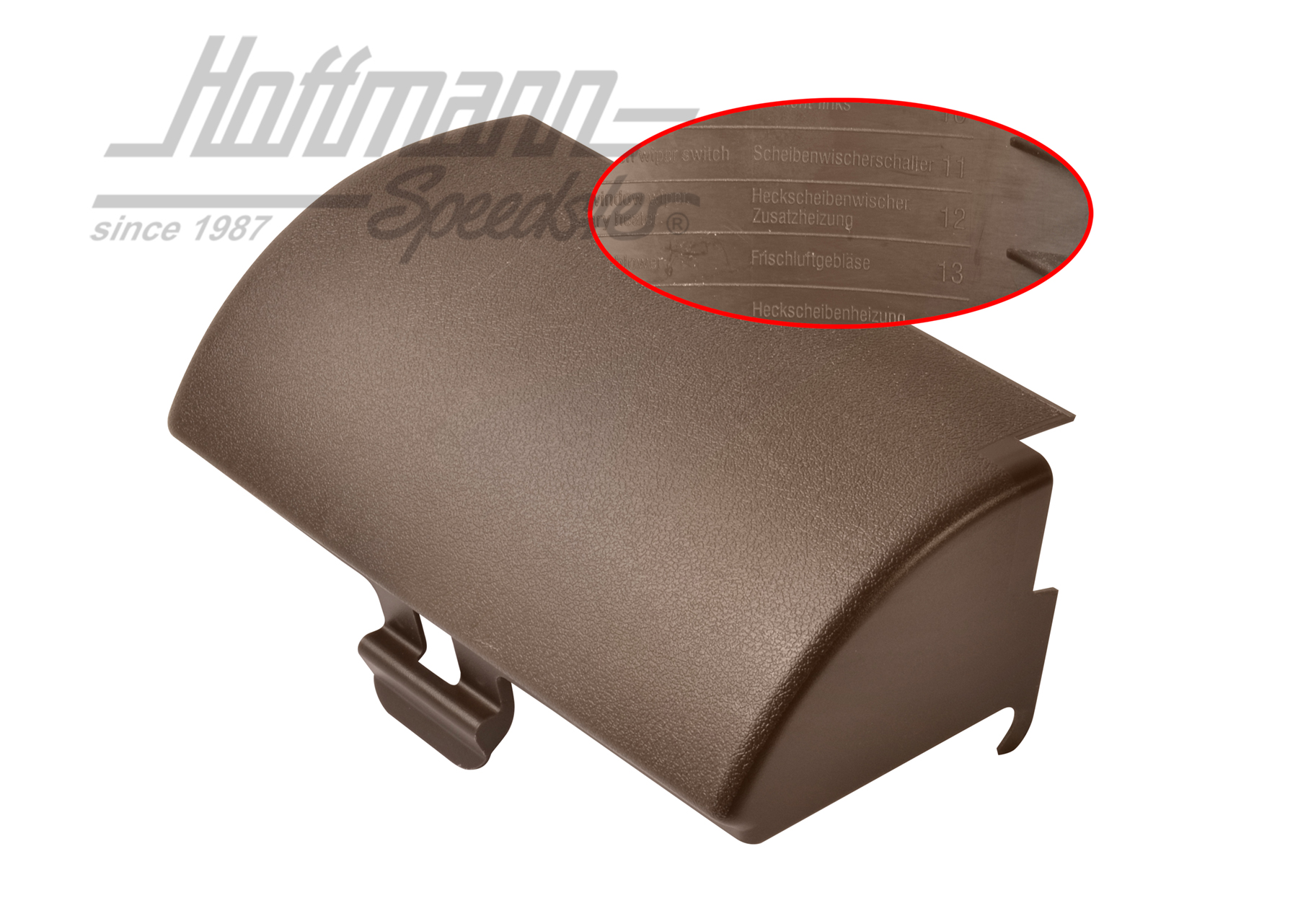 Couvre, boîte de fusibles, marron | 251 937 071  90V | 360-0100-10