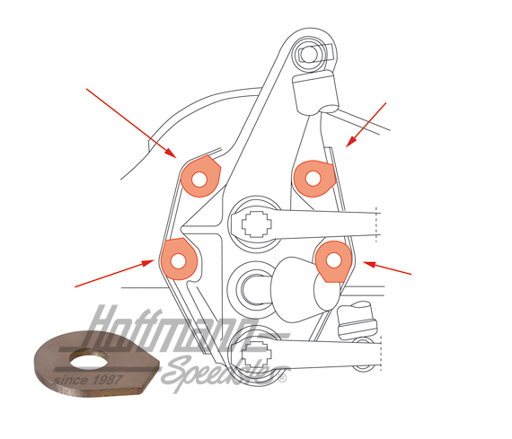 Rondelle d'arrêt, train avant, 55-67 | 211 499 131 | 089-3010