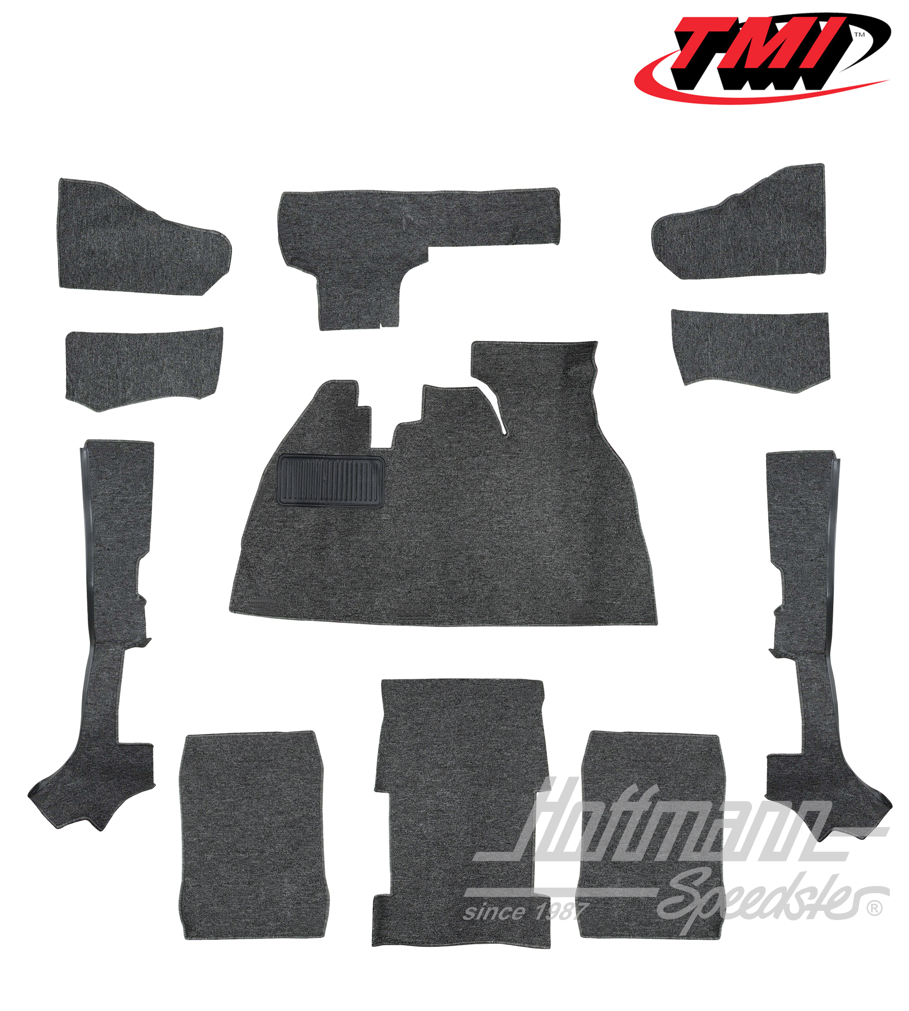 Kit moquettes, Cabriolet, gris, 1303 | 34-F1322-407 | 020-5336