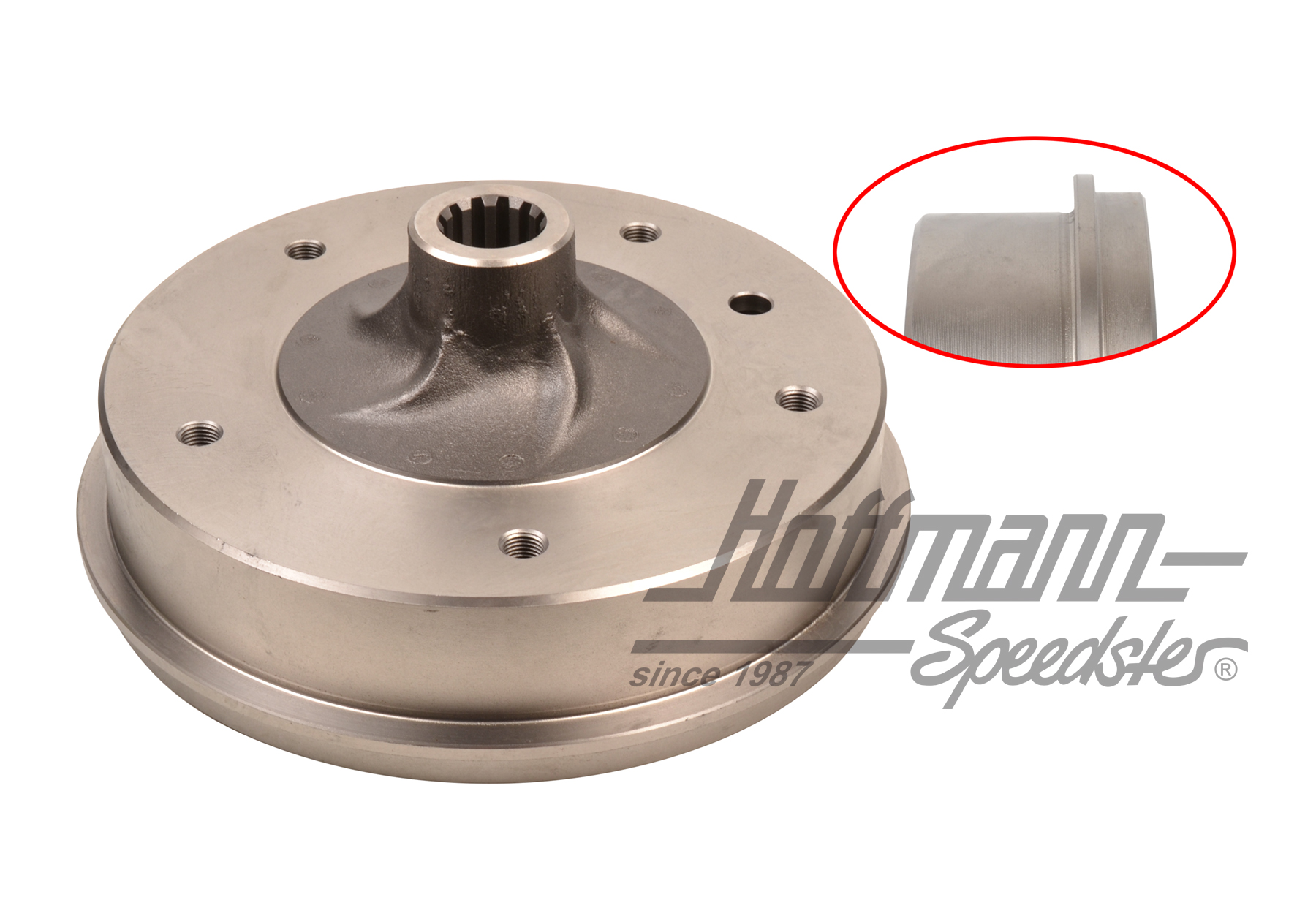 Tambour de frein, arrière, Bus T1, 8.63-7.67 | 211 501 615 E | 089-2648