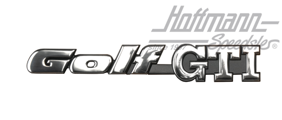 Sigle, Golf GTI, arrière, Golf 2+3 | 1H6 853 687 AD | 208-6520-08