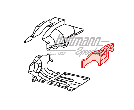 Déflecteur d'air, arrière, droite, noir                                                             