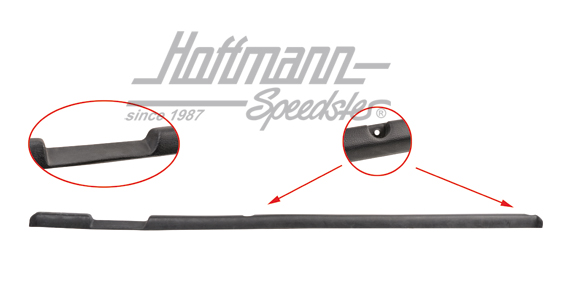 Bande de rembourrage, tableau de bord, en haut | 181 857 871 A | 080-5077