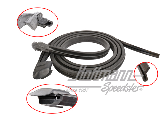 Joint de porte, Golf 1 Cabriolet, 8.83-7.93, droite | 155 837 912 E | 180-4002