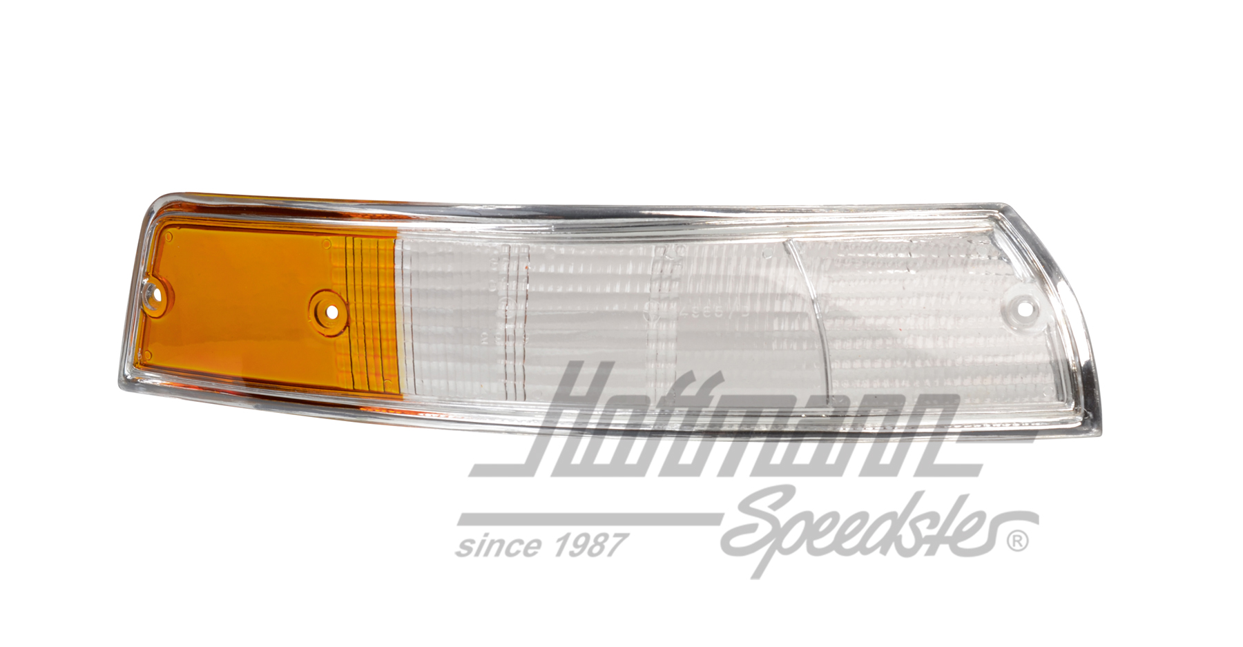 Verre de clignotant, blanc/jaune/chromé, 911, 69-71, droite | 911 631 922 03 | 580-1706-02