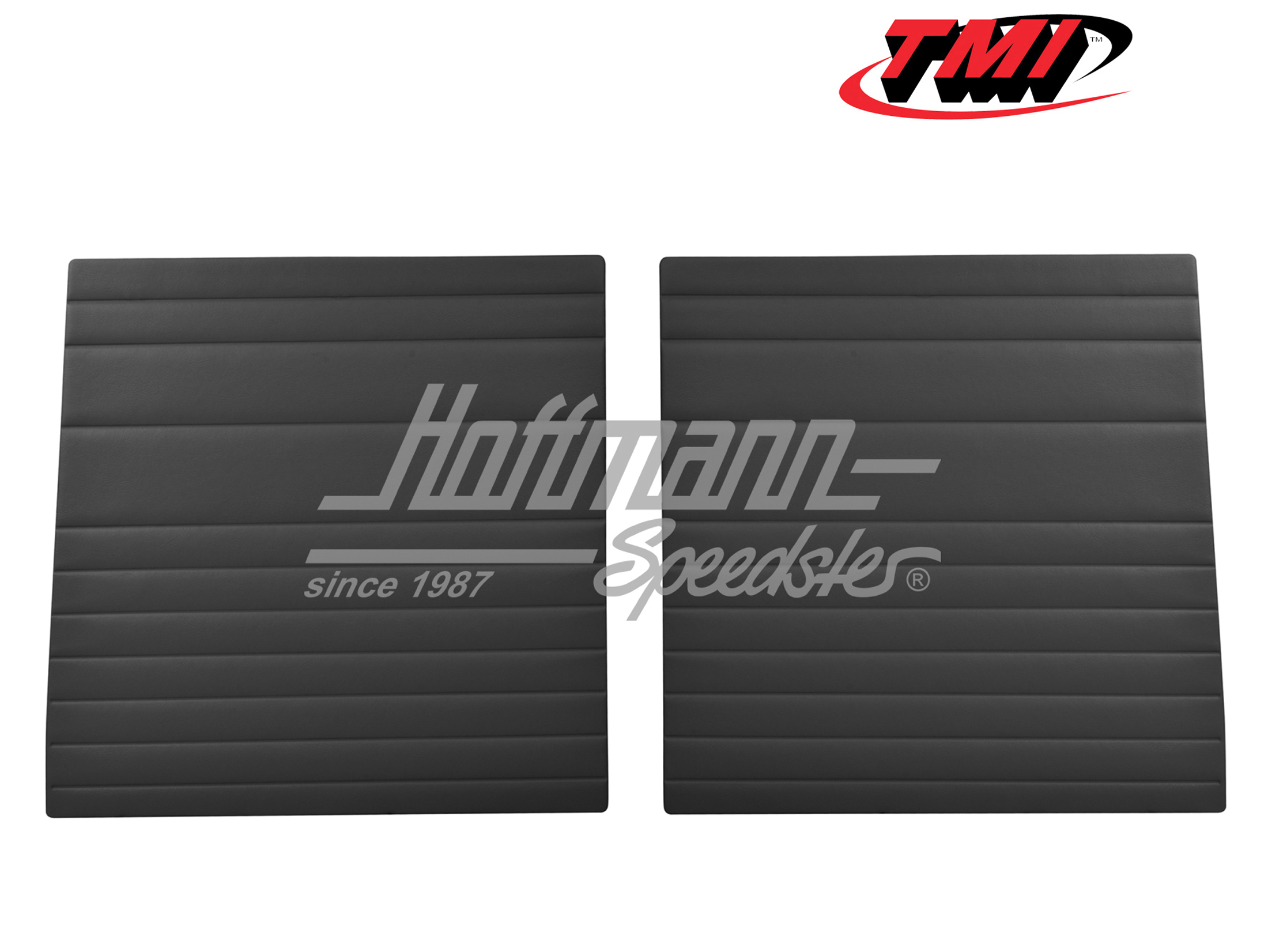 Panneaux de dossier de banquette, Bus T2, 68-, noirs (2) | 10-2122-11  ALT | 098-0553-01