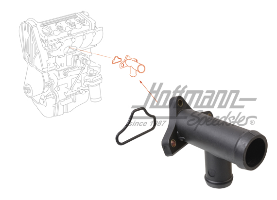 Flasque d'eau, 16V, culasse / radiateur | 027 121 133 E | 201-1530