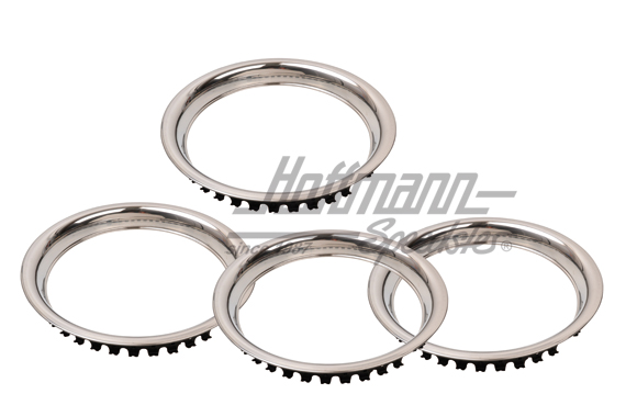 Jeu d'enjoliveurs autour de roue, universel, inox, 16" | 2603 | 070-8352