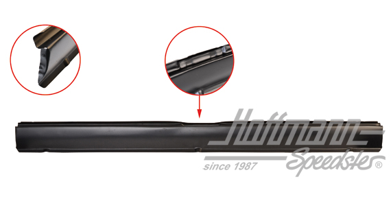 Tôle de bas de marche, porte à charnière, extérieure | 211 809 581 A | 095-0560