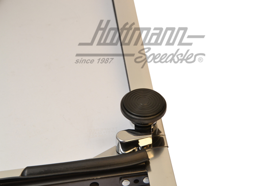 Déflecteur, complet, Bus T2, chromé, droite                                                         