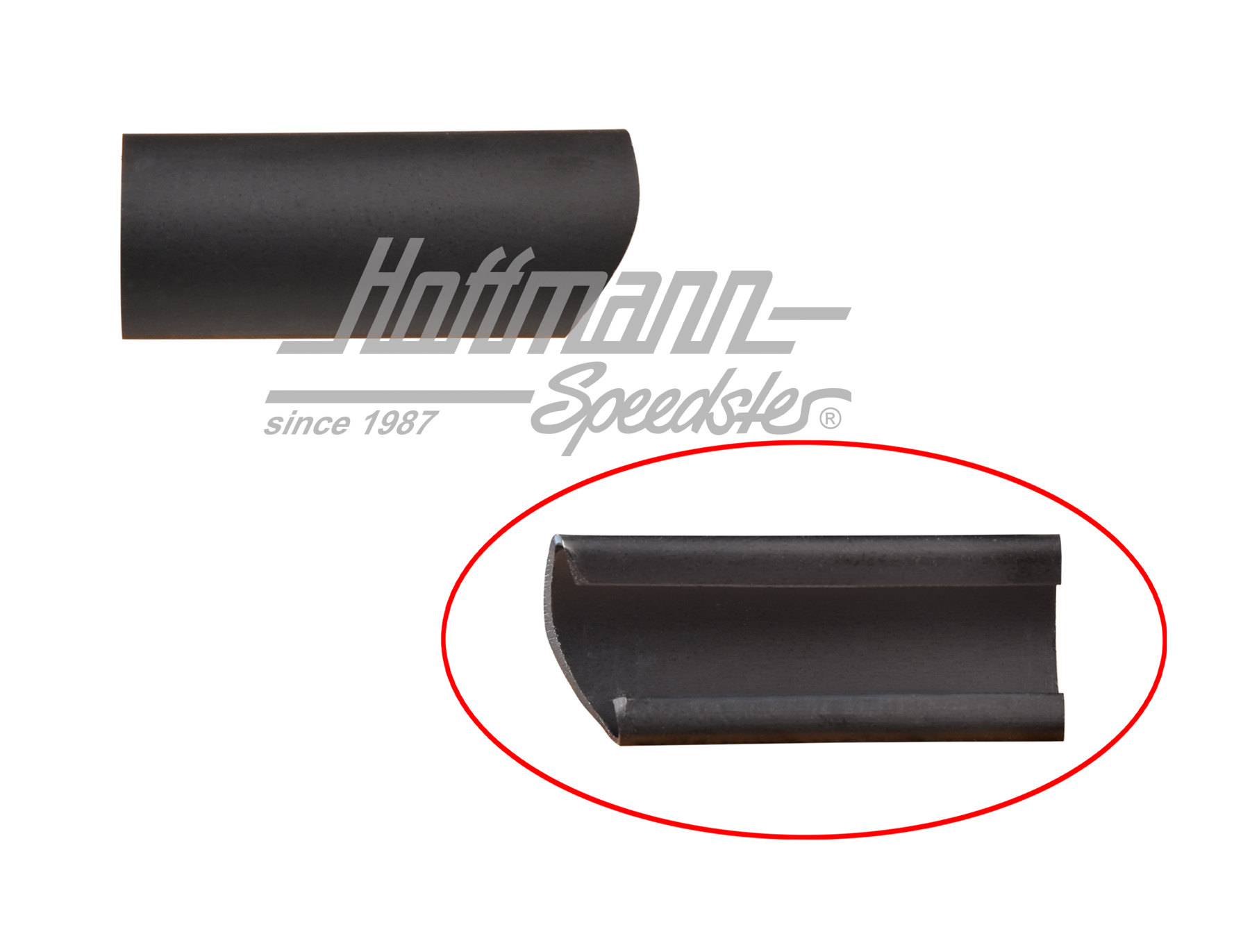 Embout, moulure, lunette arrière, gauche                                                            