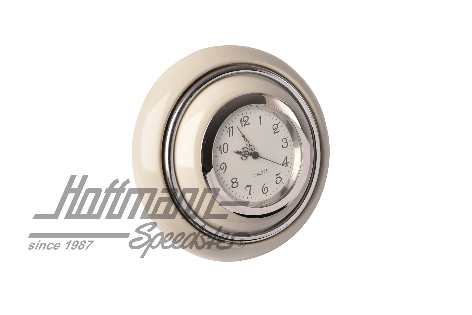 Bouton de klaxon, avec horologe, Cox/Bus, gris | 211 951 CLOCK-GY | 020-1882-12