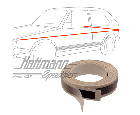 Jeu de moulures, 10mm, noir | 171 898 524 A | 180-6920-10