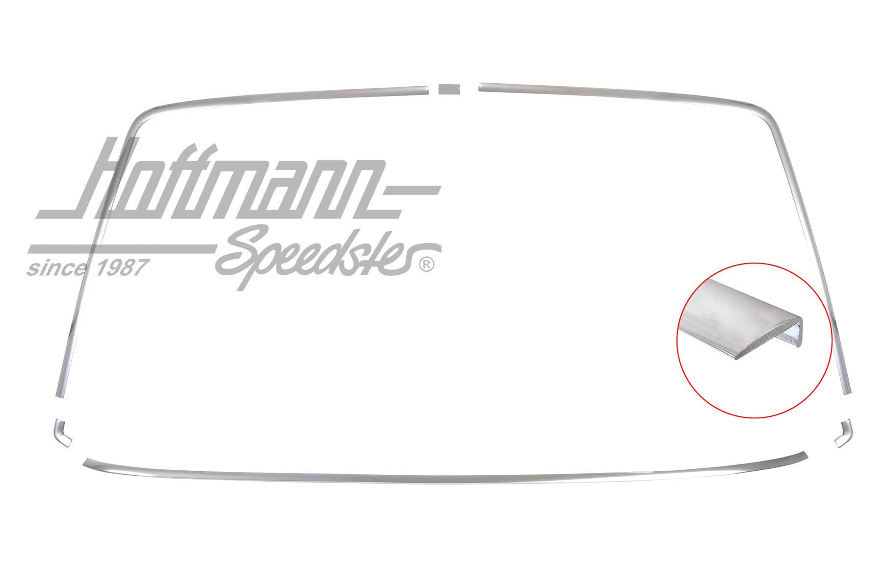 Jeu de moulures, pare-brise, 914                                                                    