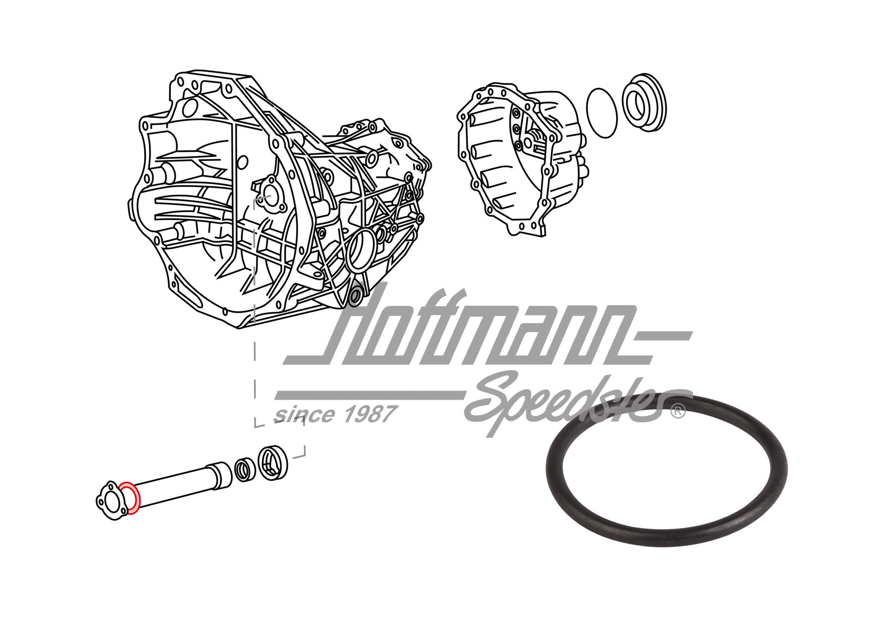 Joint annulaire, tube de protection/arbre principal, 924 | 088 301 699 A | 650-3010-10