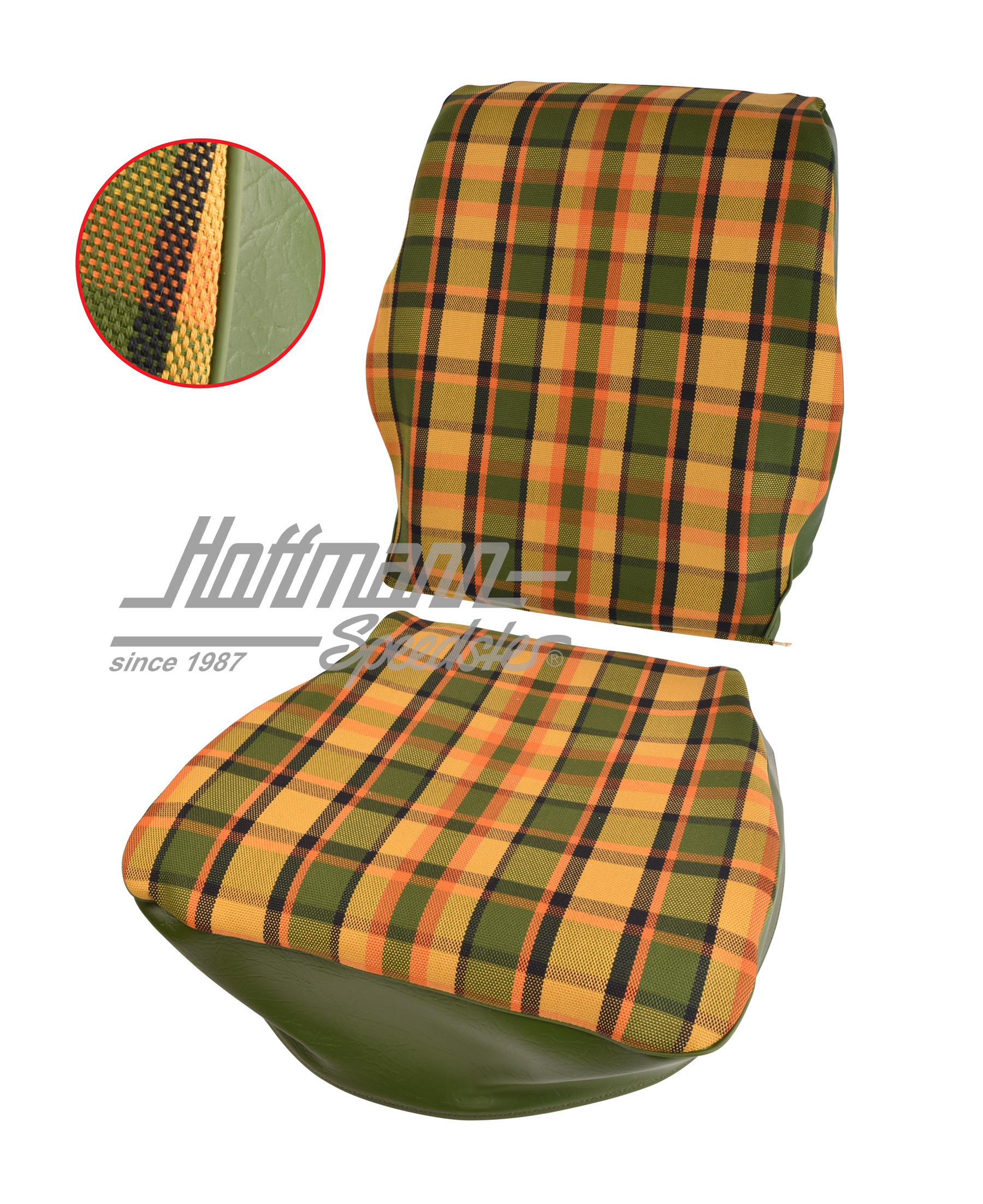 Housse de siège, Westfalia, jaune/orange/vert, 74-79 |  | 098-1272-59