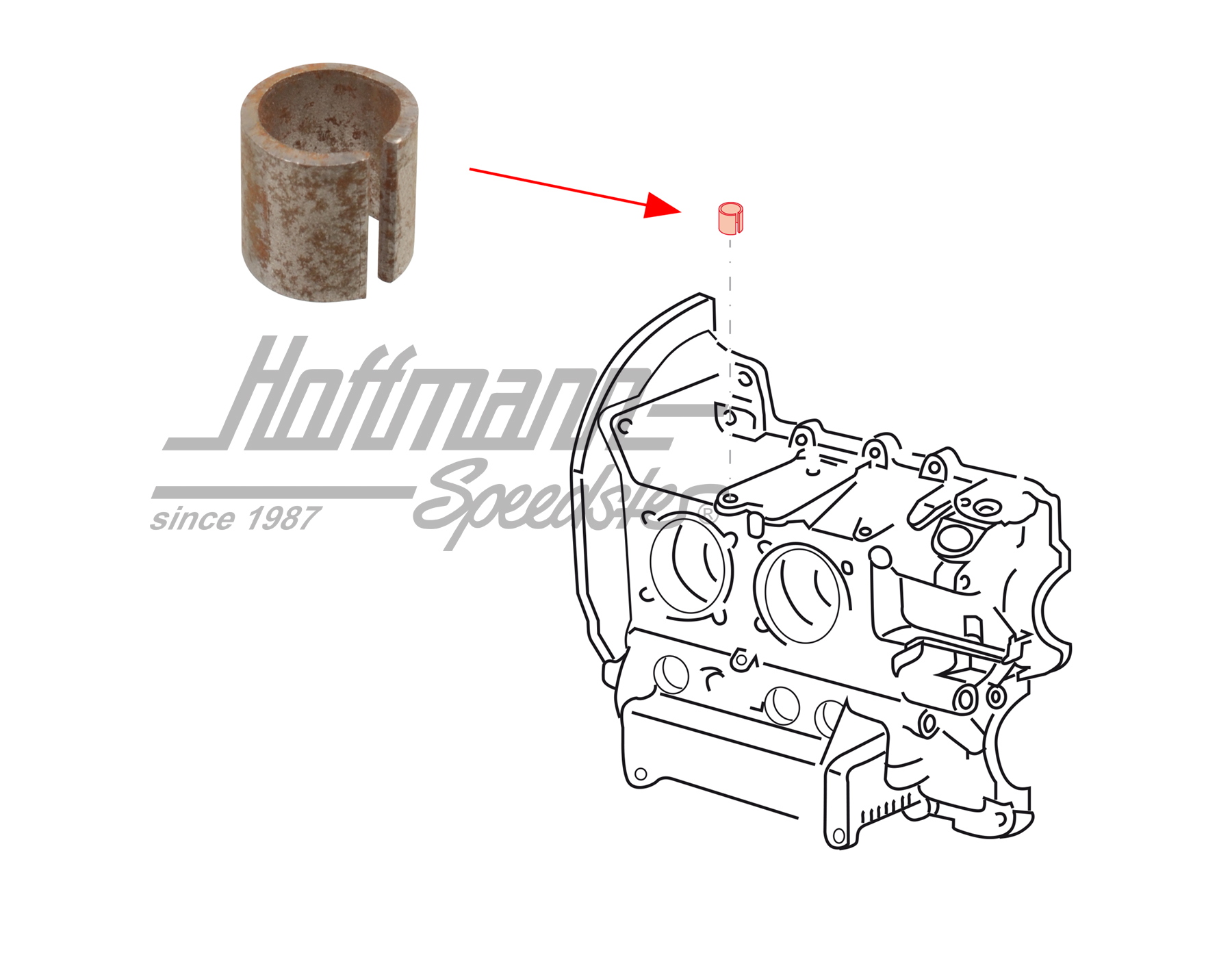Douille, carter / radiateur d'huile | 113 101 145 A | 010-1014-26