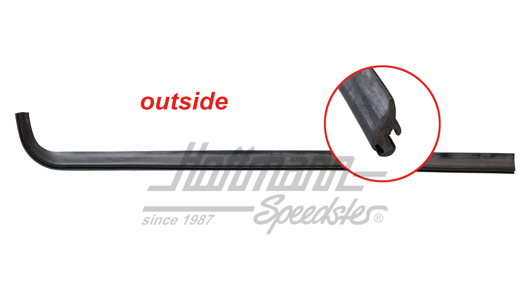 Lèche vitre, arrière, 4-portes, gauche | 193 839 477 B | 208-7120-01