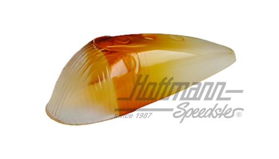 Verre de clignotant, étroit, transparent/orangé, Export | --- --- --- | 020-4457-30