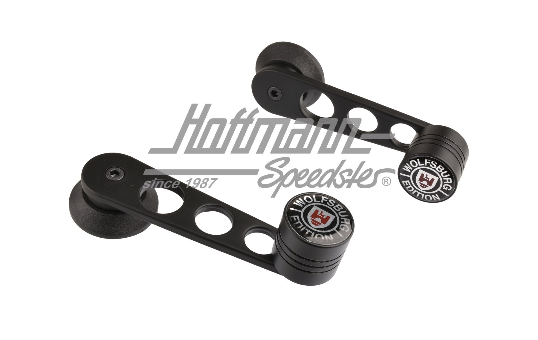 Manivelles de vitre, noir, Edition-WOB |  | 010-3105-10