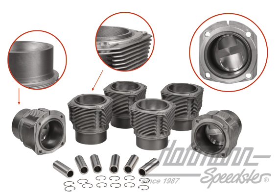 Kit cylindrée, Porsche 911, 2.0, 81mm, JE(H) | 008 911 81S JE | 530-0010