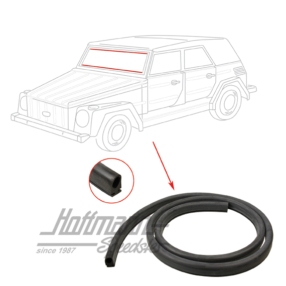 Joint, vitre à charnière, en haut/en bas | 181 845 137 | 080-2930