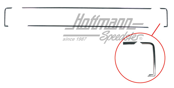 Jeu de baguettes, grille standard, chromé | 171 898 677 silber | 180-1160