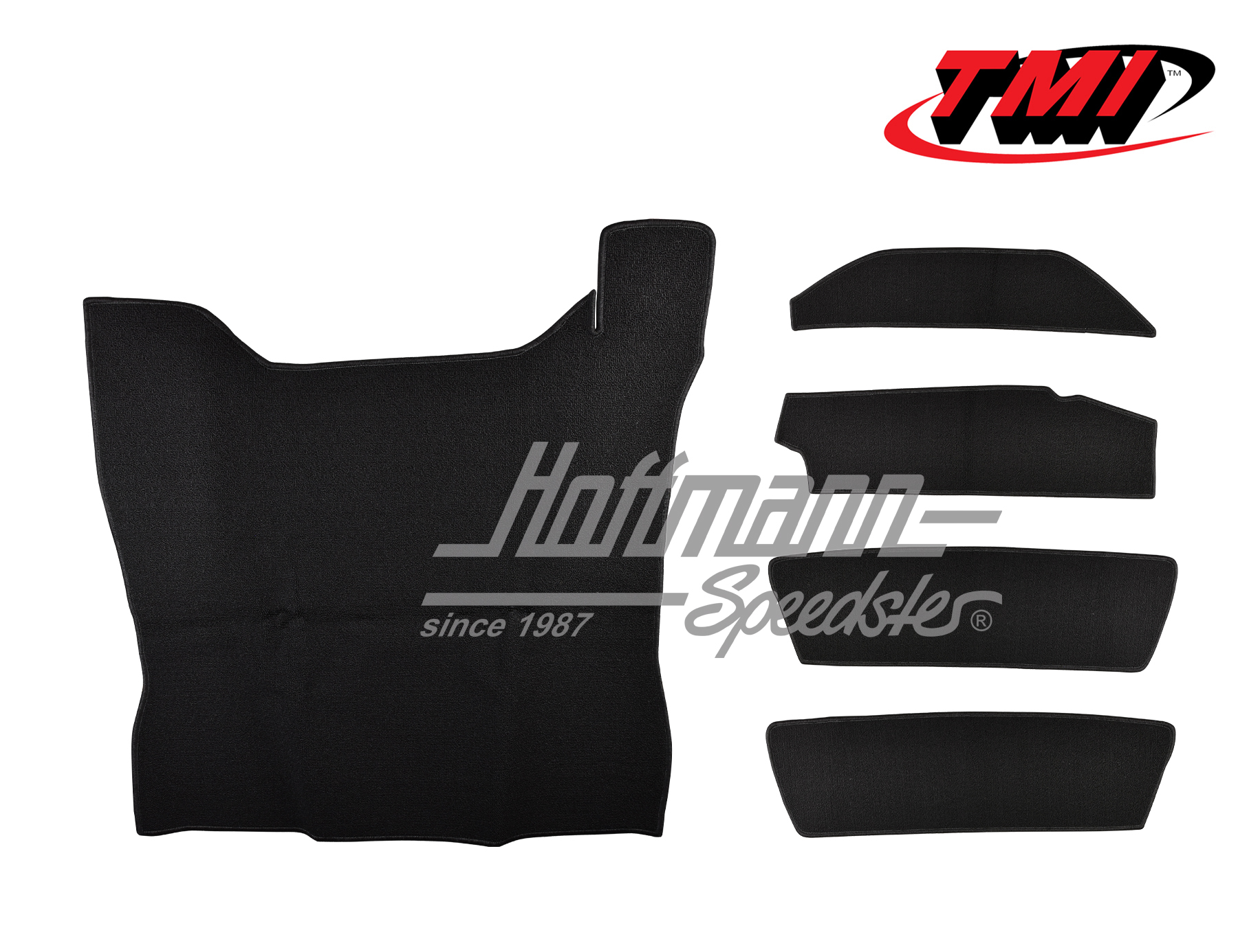 Jeu de tapis, coffre à bagages, avant, 8.70-7.73, noir | 34-T3058-301 | 069-9683