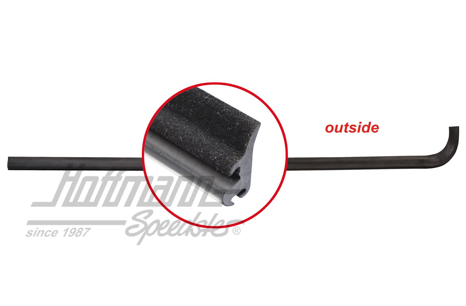 Lèche vitre, avant, 4-portes, gauche | 191 837 477 A | 208-7110-01