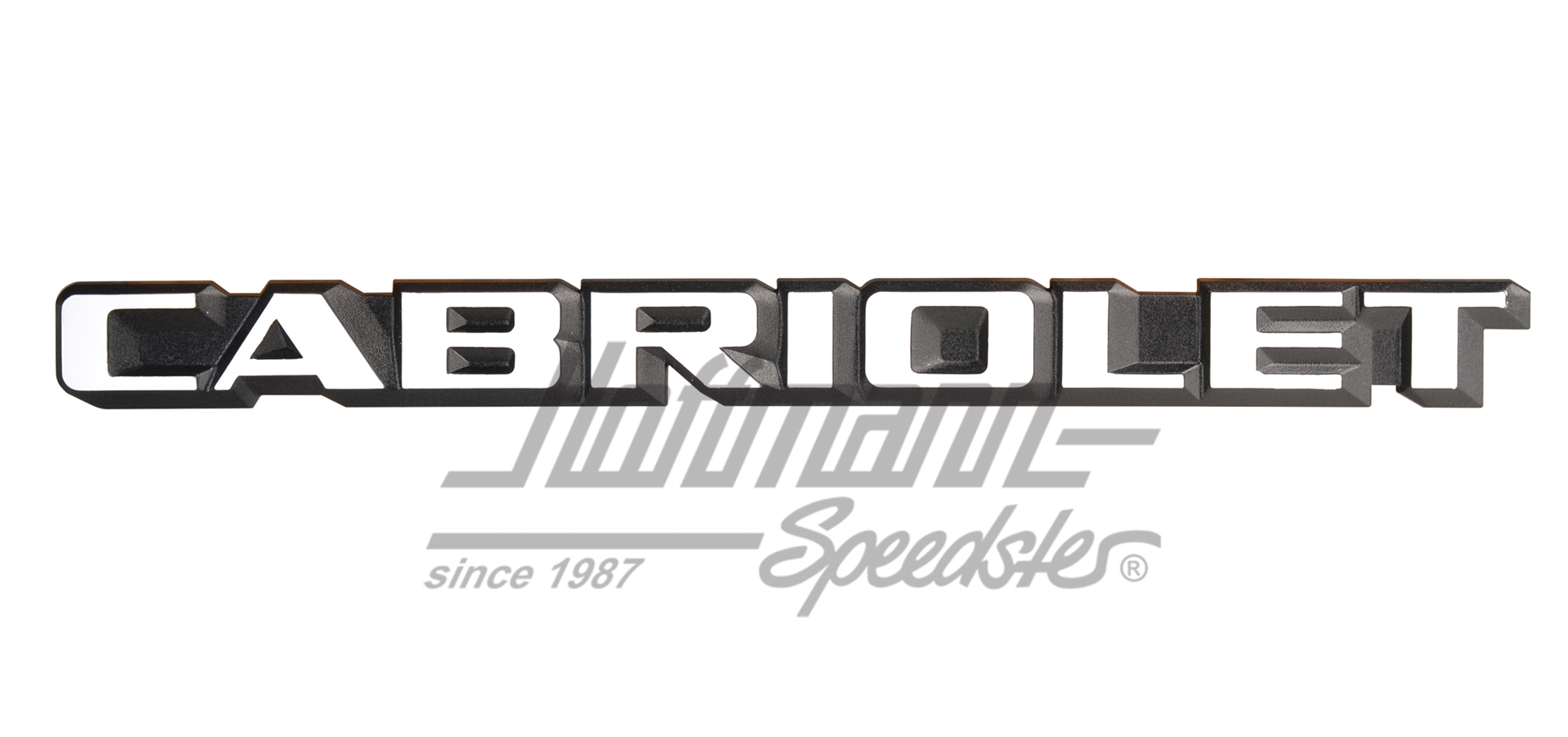 Sigle, Cabriolet, arrière, blanc | 155 853 687 B QK6 | 180-6559-20