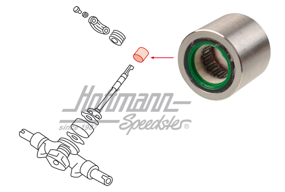 Roulement, arbre de direction, Porsche 911, 65-89                                                   