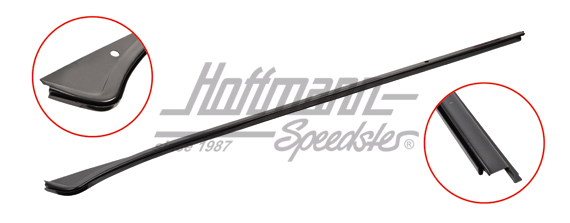 Élément glissière, porte coulissante, en haut, 8.67-, droite | 211 809 904 A CTR | 096-0534-02