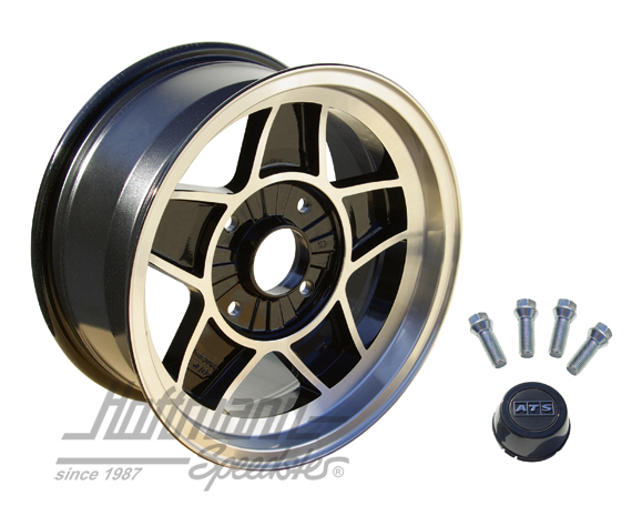 Jante ATS classic, 7x15 déport 16, noire/polie | 70516 1900 001 | 070-6020