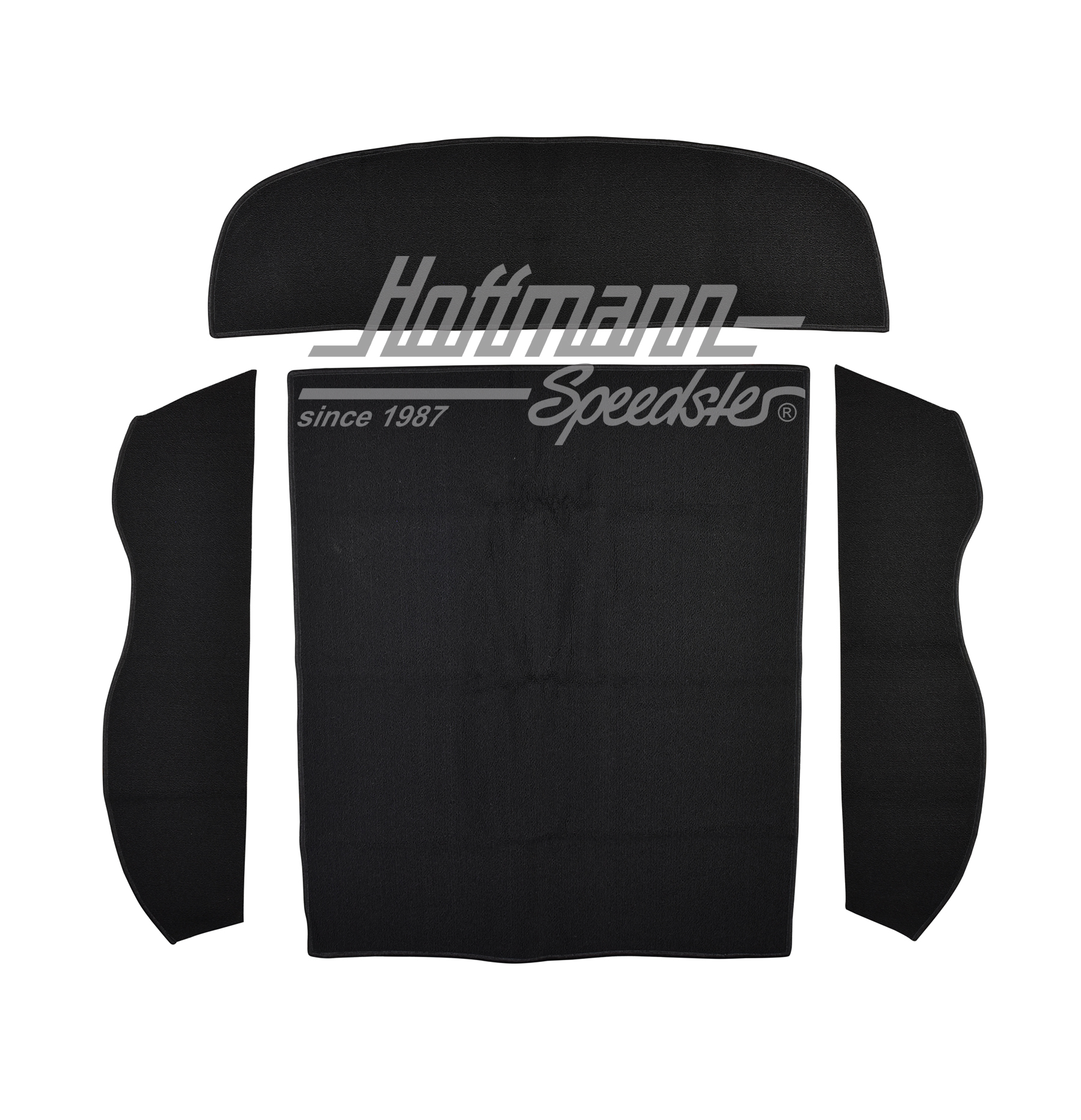 Jeu de tapis, coffre, arrière, Nocthback, noir | 34-R3137-301 | 069-9690