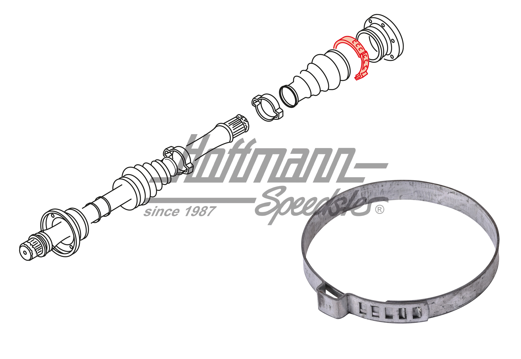 Collier, soufflet
, 64.5mm | 211 501 157 | 010-2588-35